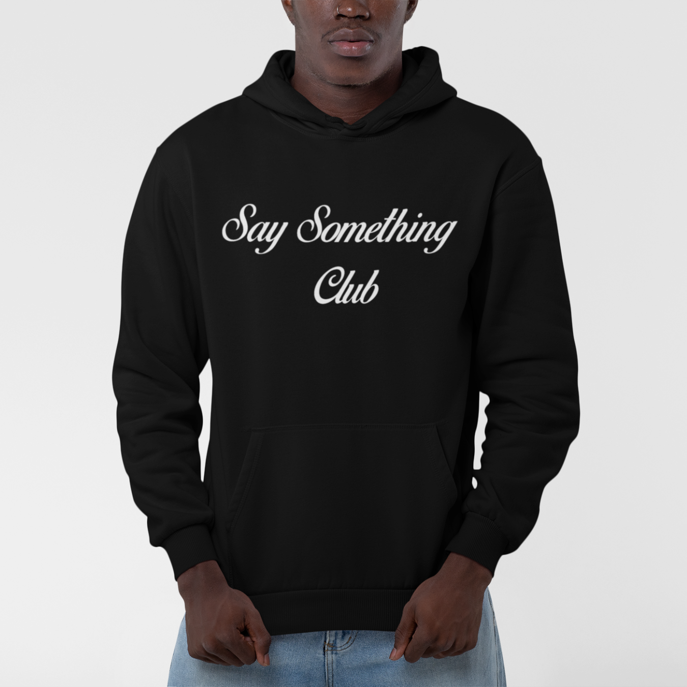 Say Something Club Logo Hoodie - Say Something Club